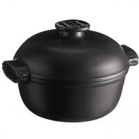 Cocotte tonda nera Ø31